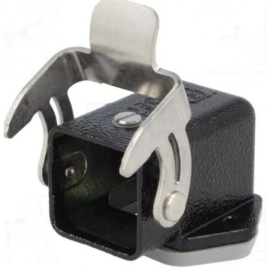 Корпус для разъемов угловой с защелкой Harting 09370030801 Han M Base Angled 1 Lever 